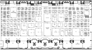 Figure 2. Moscone South Hall Map